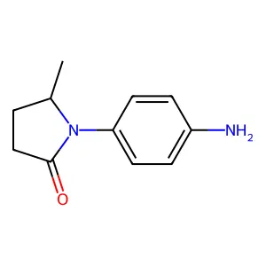 1-(4-aminophenyl)-5-methylpyrrolidin-2-one structure