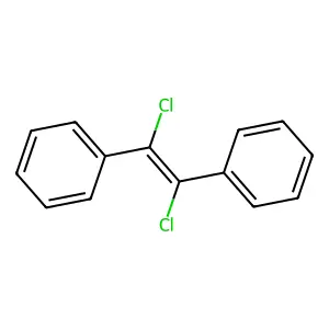 (1,2-dichloro-2-phenylethenyl)benzene structure