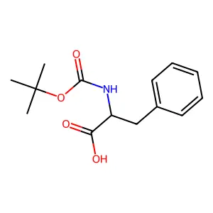 N-(tert-Butoxycarbonyl)-L-phenylalanine structure