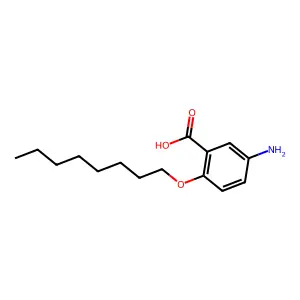 BENZOIC ACID, 5-AMINO-2-(OCTYLOXY)- structure