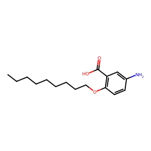 BENZOIC ACID, 5-AMINO-2-(NONYLOXY)- structure