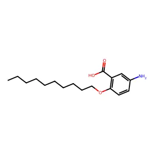 BENZOIC ACID, 5-AMINO-2-(DECYLOXY)- structure