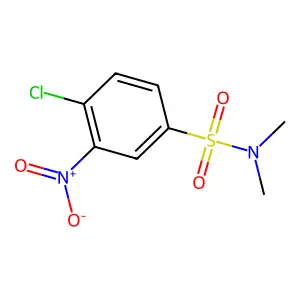 Benzenesulfonamide, 4-chloro-N,N-dimethyl-3-nitro- structure