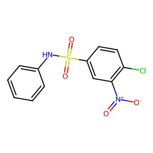 Benzenesulfonamide, 4-chloro-3-nitro-N-phenyl- structure