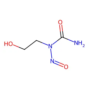 1-(2-Hydroxyethyl)-1-nitrosourea structure