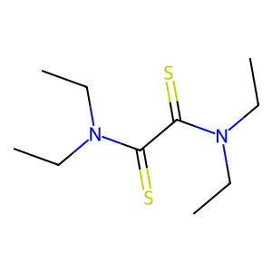 N,N,N',N'-tetraethylethanedithioamide structure