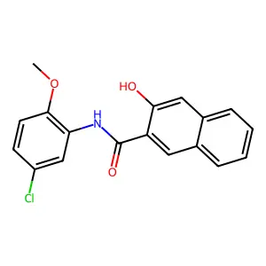 Compound C18H14ClNO3 structure