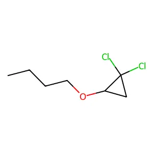 ETHER, BUTYL 2,2-DICHLOROCYCLOPROPYL structure
