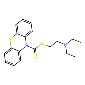 Compound C19H22N2S3 structure