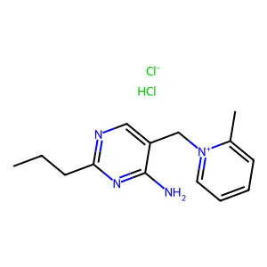 Amprolium hydrochloride structure