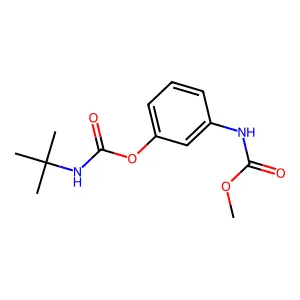 [3-(methoxycarbonylamino)phenyl] N-tert-butylcarbamate structure