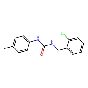 1-[(2-chlorophenyl)methyl]-3-(4-methylphenyl)urea structure