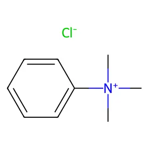 trimethyl(phenyl)azanium chloride structure
