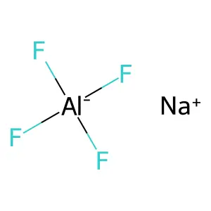 Aluminate(1-), tetrafluoro-, sodium, (T-4)- structure