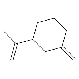 (3R)-1-methylidene-3-prop-1-en-2-ylcyclohexane structure