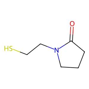 1-(2-sulfanylethyl)pyrrolidin-2-one structure