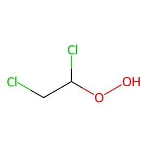 1,2-Dichloroethyl hydroperoxide structure