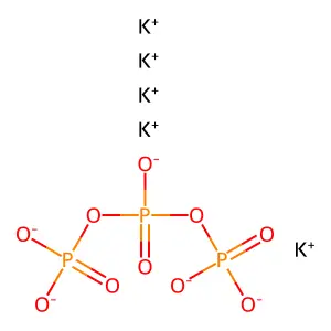 Pentapotassium triphosphate structure