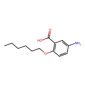 BENZOIC ACID, 5-AMINO-2-(HEXYLOXY)- structure
