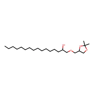 1-[(2,2-Dimethyl-1,3-dioxolan-4-yl)methoxy]-2-hexadecanol structure