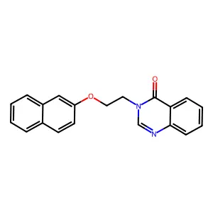 3-(2-naphthalen-2-yloxyethyl)quinazolin-4-one structure