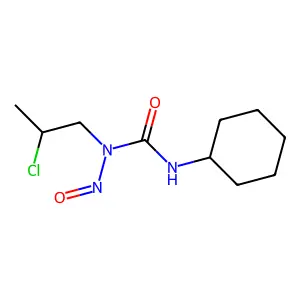 1-(2-chloropropyl)-3-cyclohexyl-1-nitrosourea structure