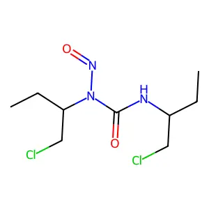 1,3-bis(1-chlorobutan-2-yl)-1-nitrosourea structure