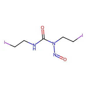1,3-bis(2-iodoethyl)-1-nitrosourea structure