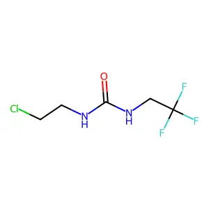 1-(2-chloroethyl)-3-(2,2,2-trifluoroethyl)urea structure