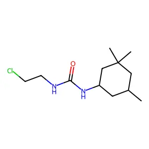1-(2-chloroethyl)-3-(3,3,5-trimethylcyclohexyl)urea structure