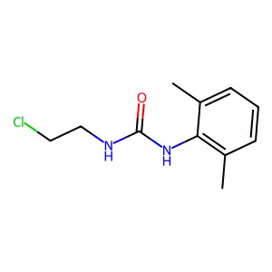 1-(2-chloroethyl)-3-(2,6-dimethylphenyl)urea structure