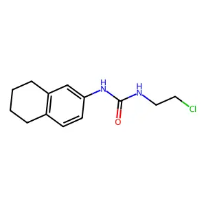 1-(2-chloroethyl)-3-(5,6,7,8-tetrahydronaphthalen-2-yl)urea structure