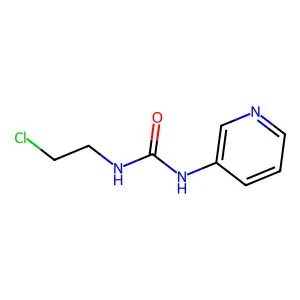 1-(2-chloroethyl)-3-pyridin-3-ylurea structure