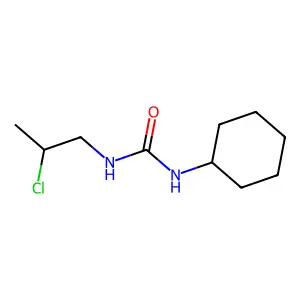 1-(2-chloropropyl)-3-cyclohexylurea structure