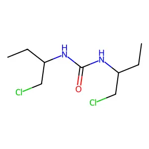 1,3-bis(1-chlorobutan-2-yl)urea structure