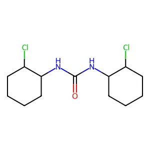 1,3-bis(2-chlorocyclohexyl)urea structure