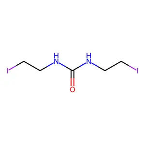 1,3-bis(2-iodoethyl)urea structure