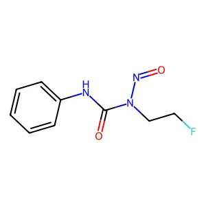 1-(2-fluoroethyl)-1-nitroso-3-phenylurea structure