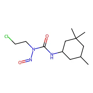 1-(2-chloroethyl)-1-nitroso-3-(3,3,5-trimethylcyclohexyl)urea structure
