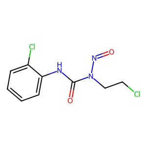 1-(2-chloroethyl)-3-(2-chlorophenyl)-1-nitrosourea structure
