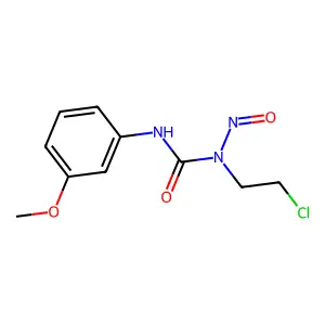 1-(2-chloroethyl)-3-(3-methoxyphenyl)-1-nitrosourea structure