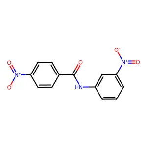 Benzamide, 4-nitro-N-(3-nitrophenyl)- structure