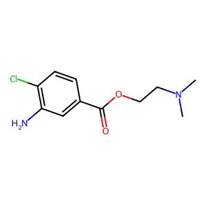 Clormecaine structure