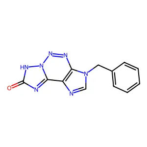 10-benzyl-3,5,6,7,8,10,12-heptazatricyclo[7.3.0.02,6]dodeca-1(9),2,7,11-tetraen-4-one structure