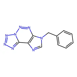 10-benzyl-3,4,5,6,7,8,10,12-octazatricyclo[7.3.0.02,6]dodeca-1(9),2,4,7,11-pentaene structure
