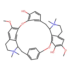 10,25-dimethoxy-15,15,30,30-tetramethyl-7,23-dioxa-15,30-diazoniaheptacyclo[22.6.2.23,6.18,12.118,22.027,31.016,34]hexatriaconta-3(36),4,6(35),8(34),9,11,18(33),19,21,24,26,31-dodecaene-9,21-diol structure