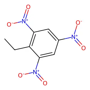 2-Ethyl-1,3,5-trinitrobenzene structure
