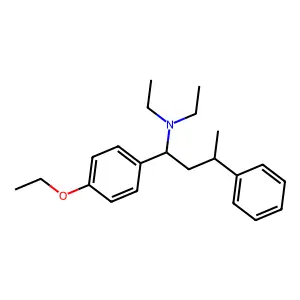 Prophenoxamine free base structure