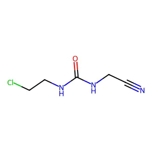 1-(2-chloroethyl)-3-(cyanomethyl)urea structure
