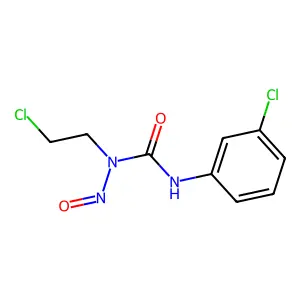 1-(2-chloroethyl)-3-(3-chlorophenyl)-1-nitrosourea structure